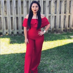 Ruffle jumpsuit